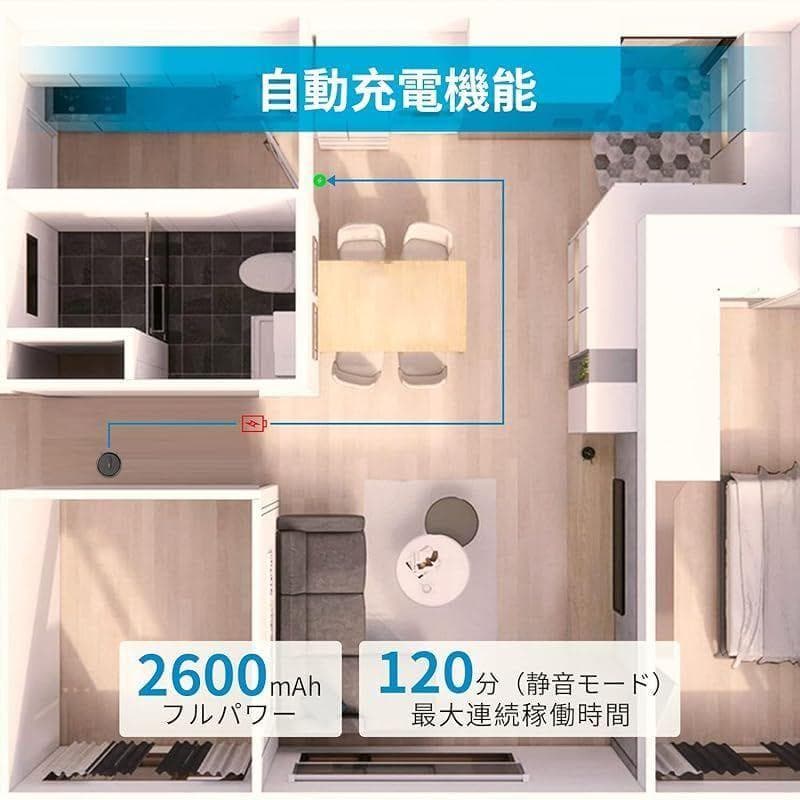 値下げ大特価❣️ ロボット掃除機 自動掃除機 2800Pa Alexa対応