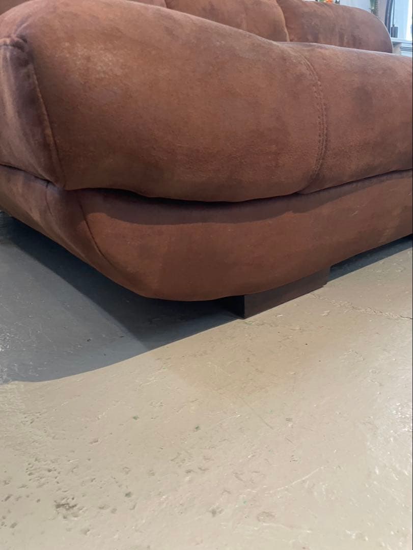 TMS　カウチソファ　レザーテックス　関家具　【展示品】