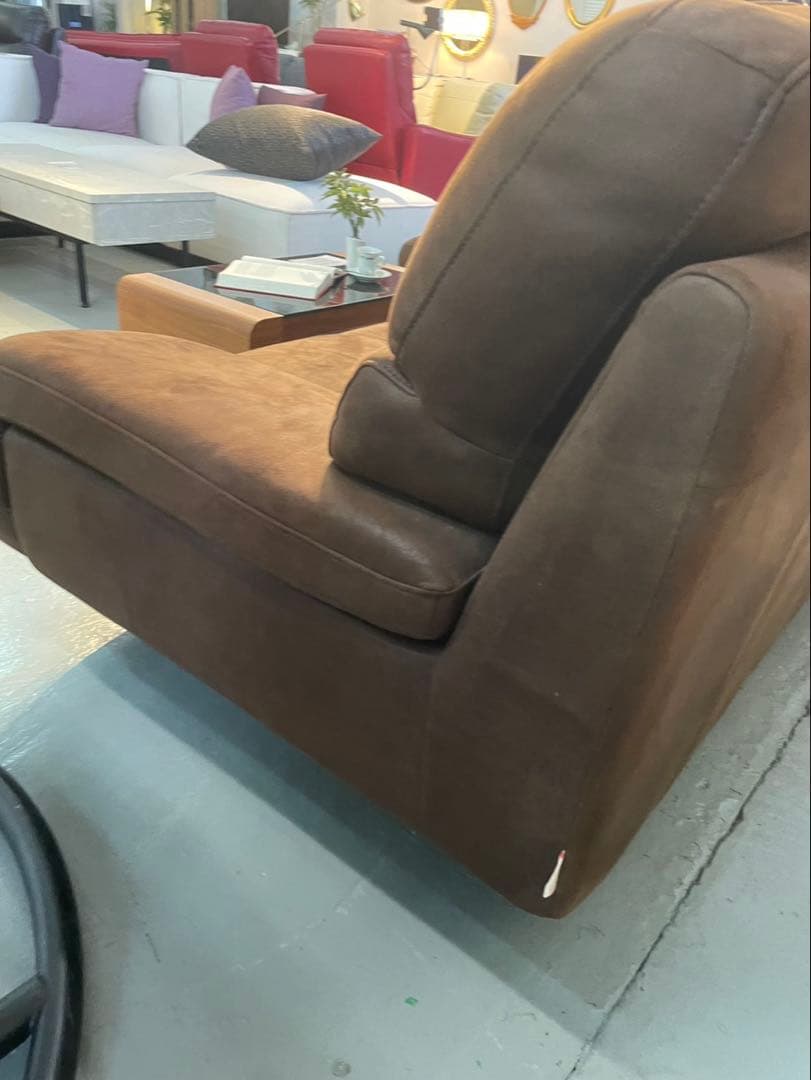 TMS　カウチソファ　レザーテックス　関家具　【展示品】