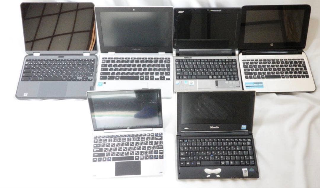 古いノートパソコン　6台　ジャンク扱い
