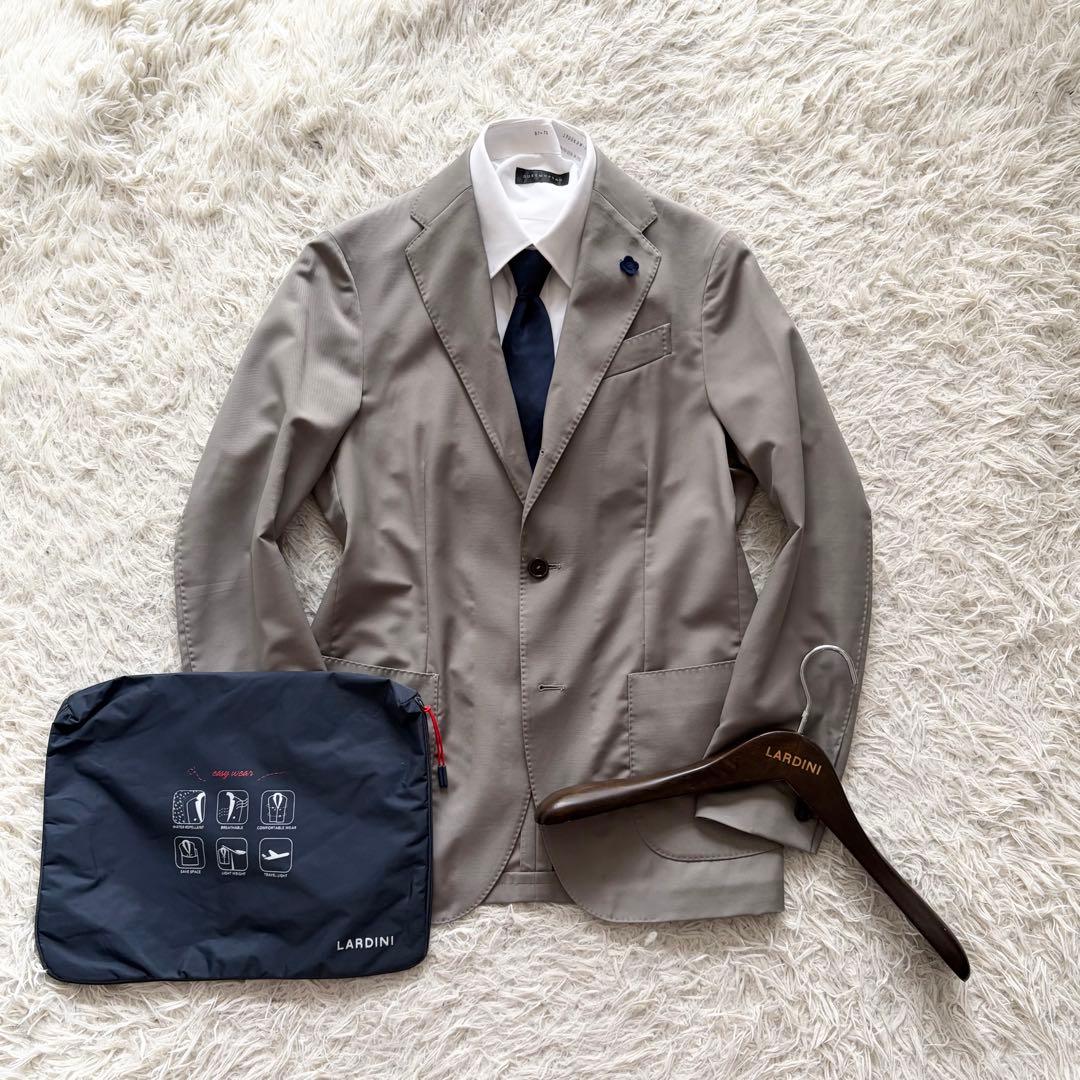 <23年モデル>LARDINI easy wear 新ロゴ ウールジャケット46