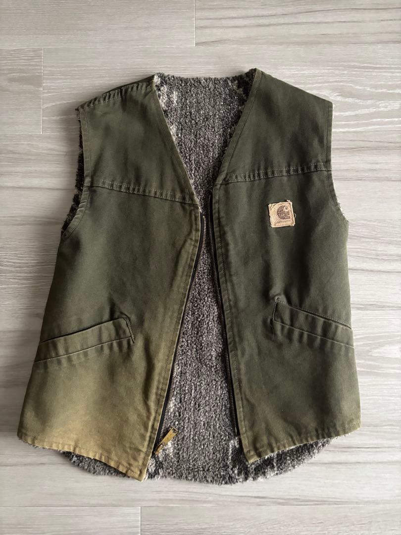【Carhartt】オリーブグリーン ベスト