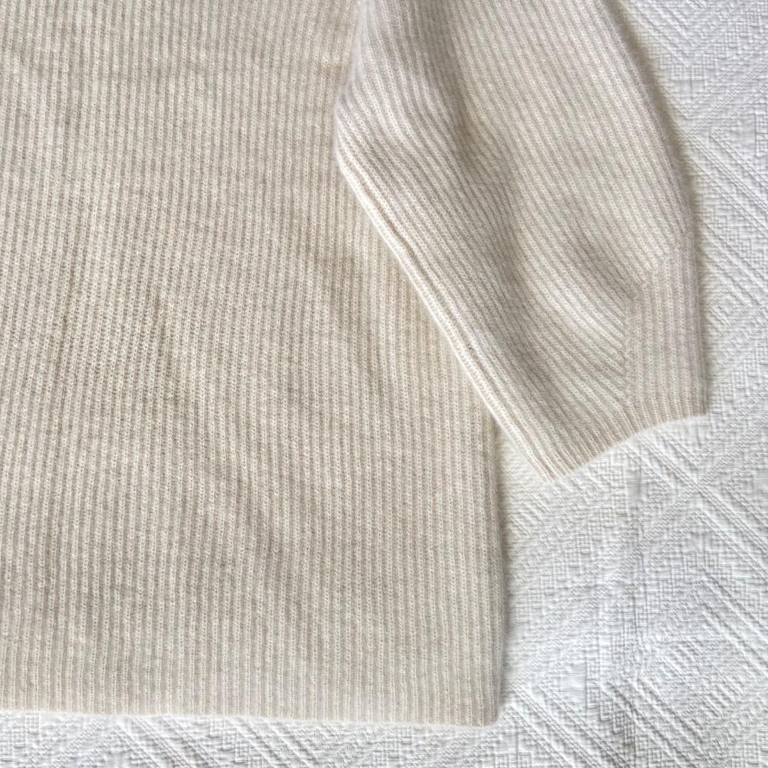 タグ付き未使用　FRAY I.D ラクーンニット　ミニワンピース　アイボリー