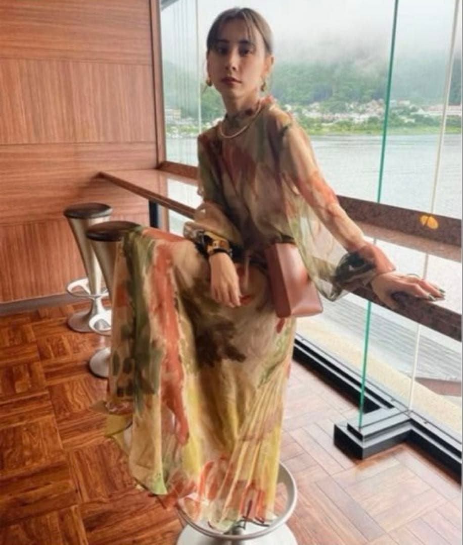 s*※様 アメリビンテージ　UND WILLOW PAINT DRESS