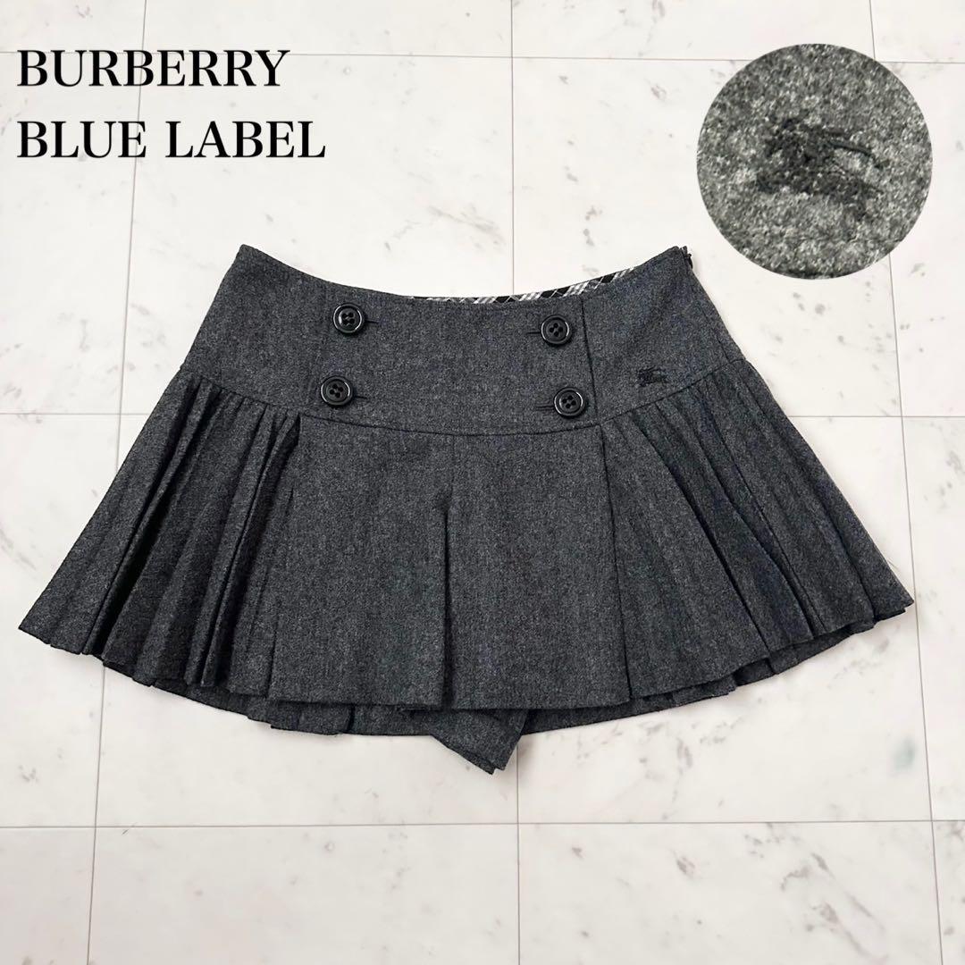 極美品❤️BURBERRY BLUE LABEL キュロット　ミニスカート　M