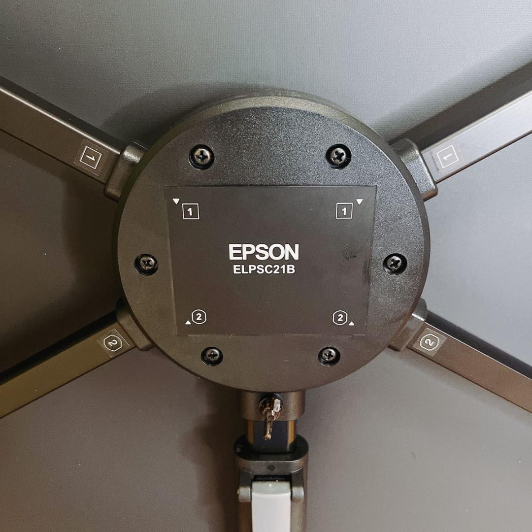 専用 EPSON ELPSC21B プロジェクタースクリーン 三脚式 80インチ