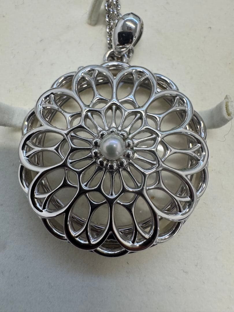 MIKIMOTO シルバー パールネックレス