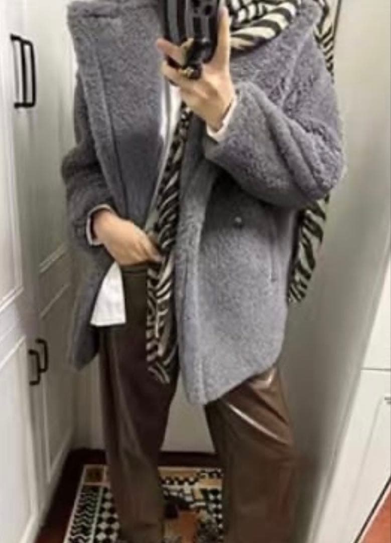 ♢専用♢テディベアテーラードミディアム丈コート