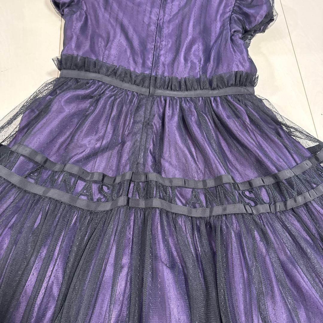 専用　ANNA SUI mini バラ刺しゅう重ねチュールドレス