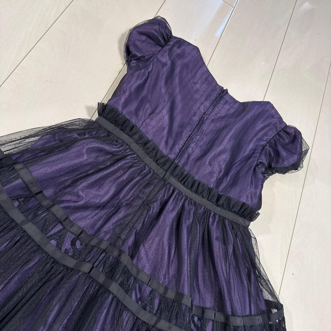 専用　ANNA SUI mini バラ刺しゅう重ねチュールドレス