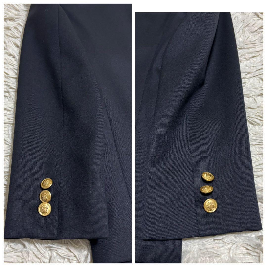 SHIPS テーラードジャケット 紺ブレ 金ボタン S 140cm相当