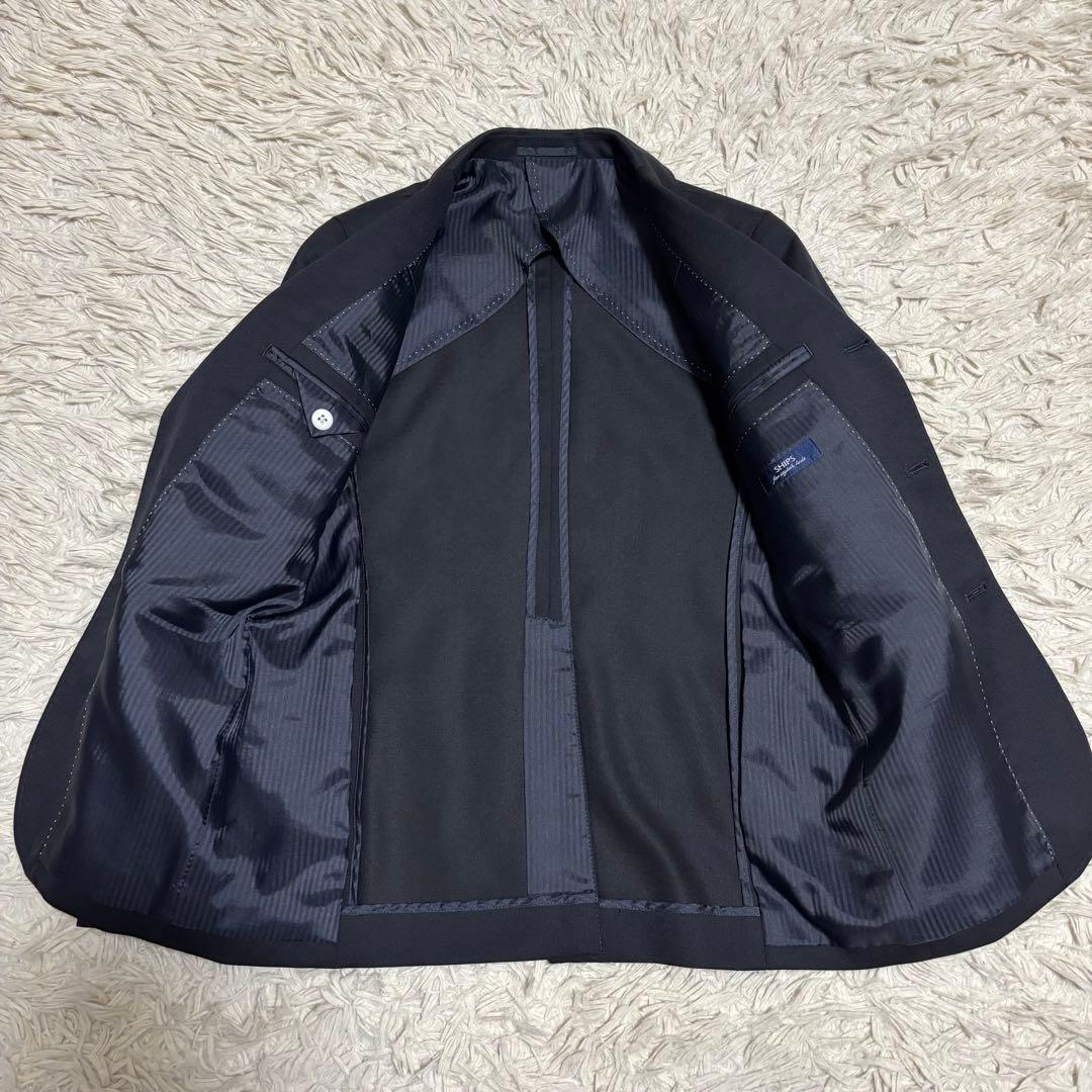 SHIPS テーラードジャケット 紺ブレ 金ボタン S 140cm相当