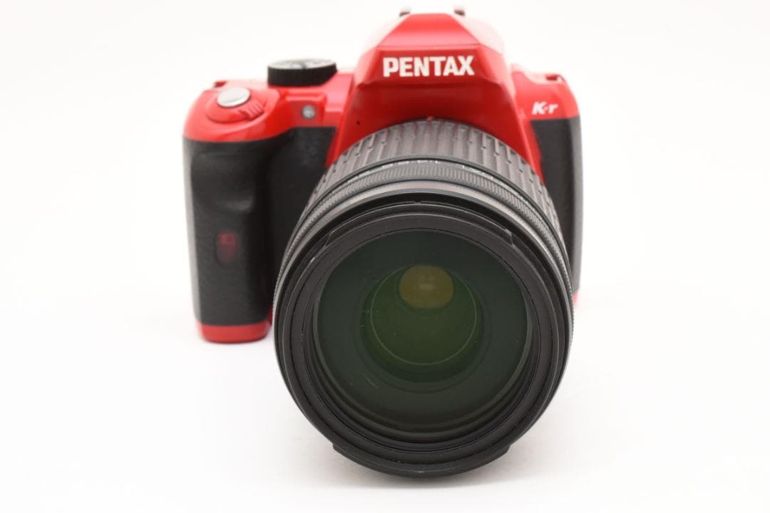 ★並品★ペンタックス K-r 55-300 レンズセット レッド #19801