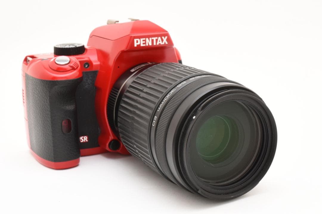★並品★ペンタックス K-r 55-300 レンズセット レッド #19801