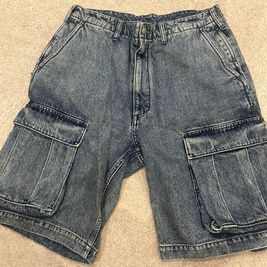 BEAMS SSZデニムカーゴショーツ