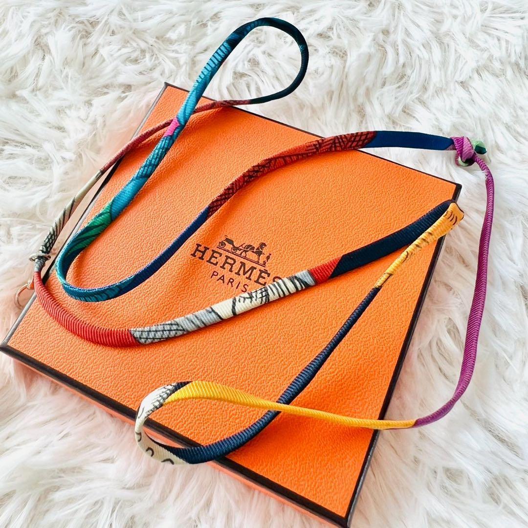 美品✨エルメス　ネックレス　ブレスレット　トゥールビヨン　マルチカラー　2way