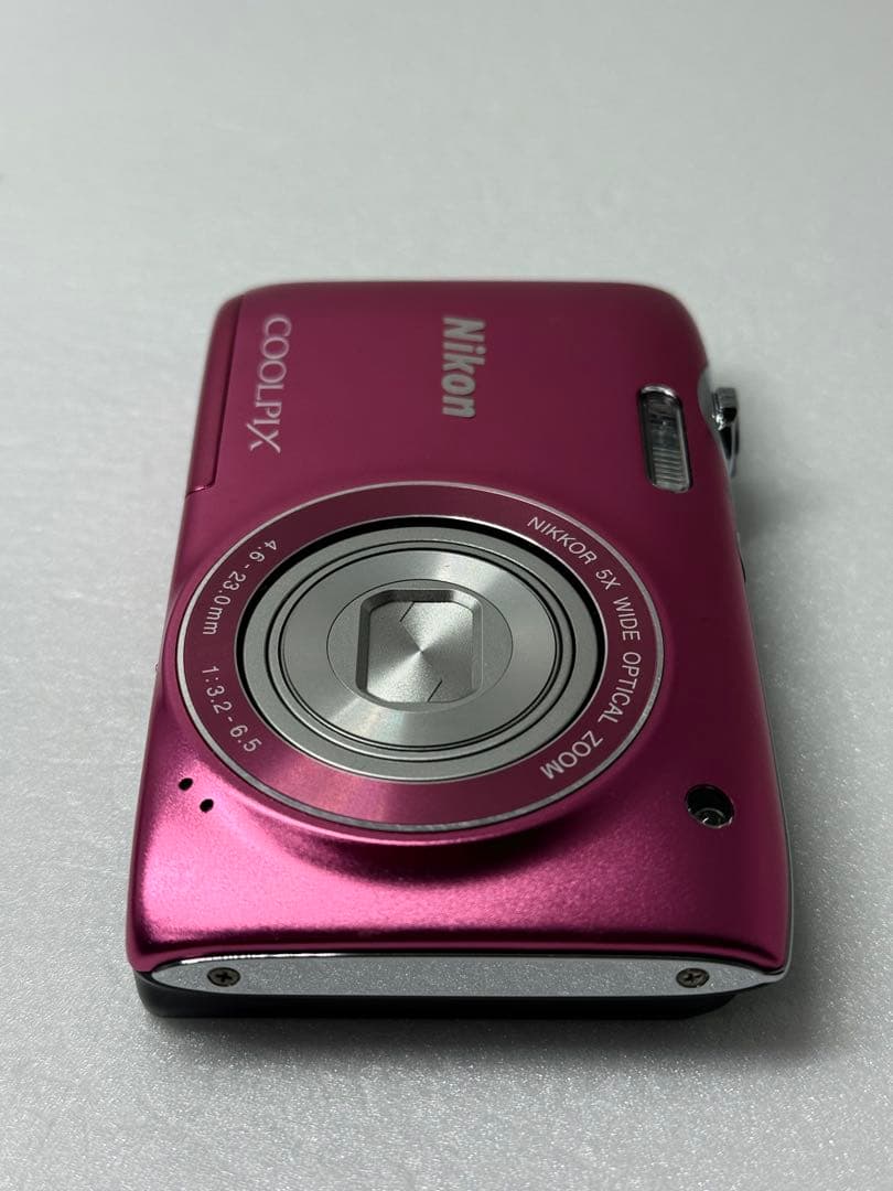 Nikon COOLPIX S3100 ピンク コンデジ 動作確認済　　レトロ