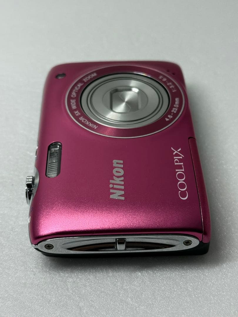 Nikon COOLPIX S3100 ピンク コンデジ 動作確認済　　レトロ