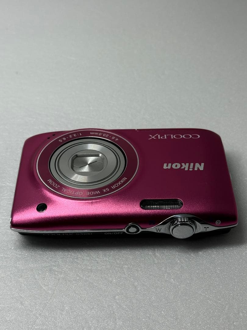 Nikon COOLPIX S3100 ピンク コンデジ 動作確認済　　レトロ