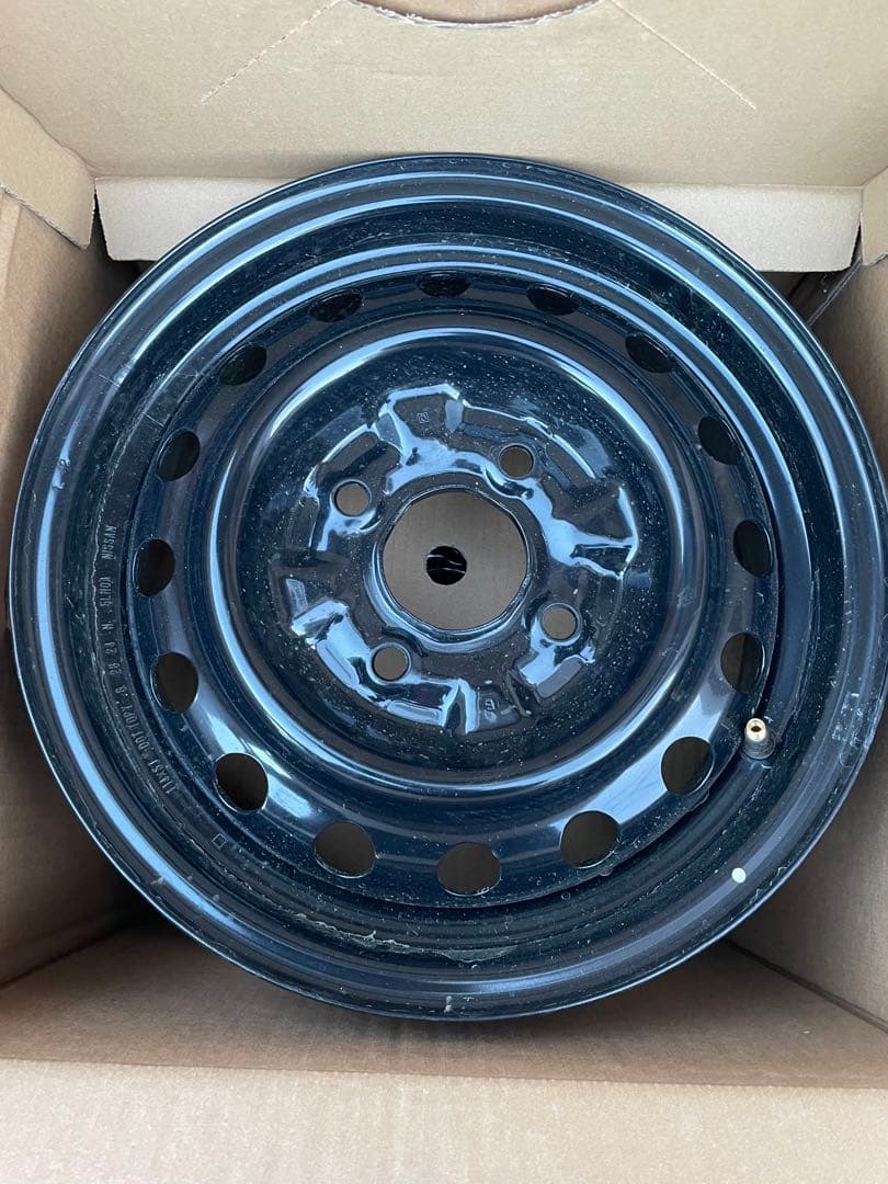 新車外し　テッチンホイール