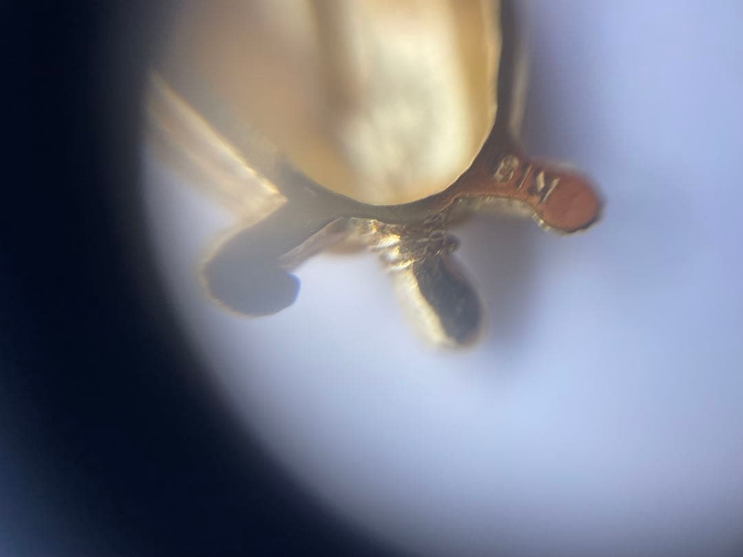 軒*グ様 K18 金　カメデザイン ネクタイピン