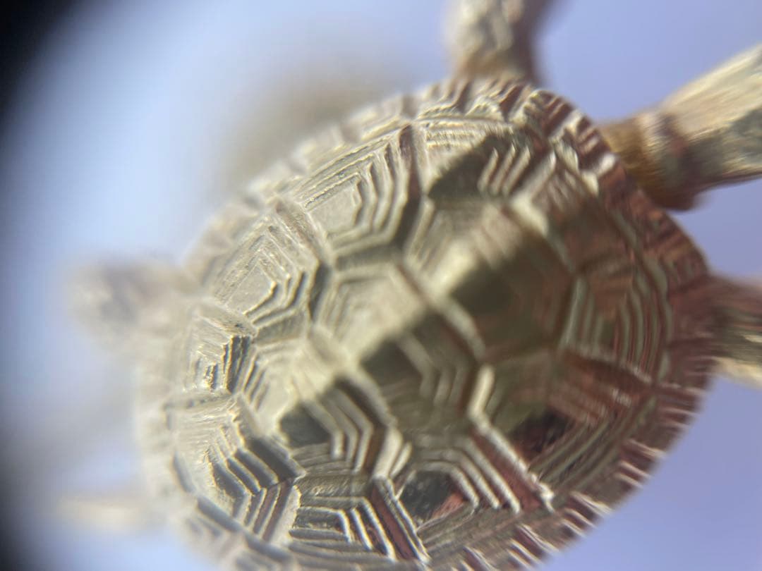 軒*グ様 K18 金　カメデザイン ネクタイピン