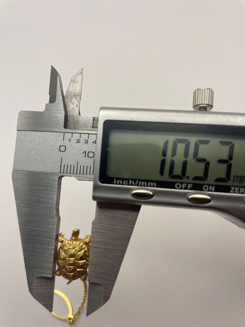 軒*グ様 K18 金　カメデザイン ネクタイピン