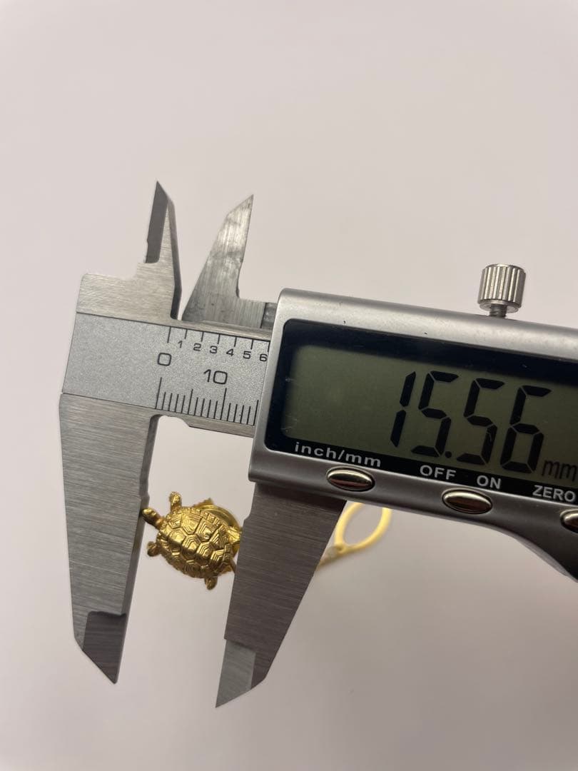 軒*グ様 K18 金　カメデザイン ネクタイピン