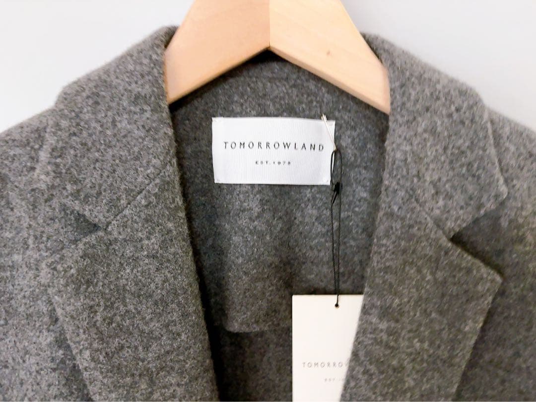 Tomorrowland ジャケット グレー カシミヤ混紡