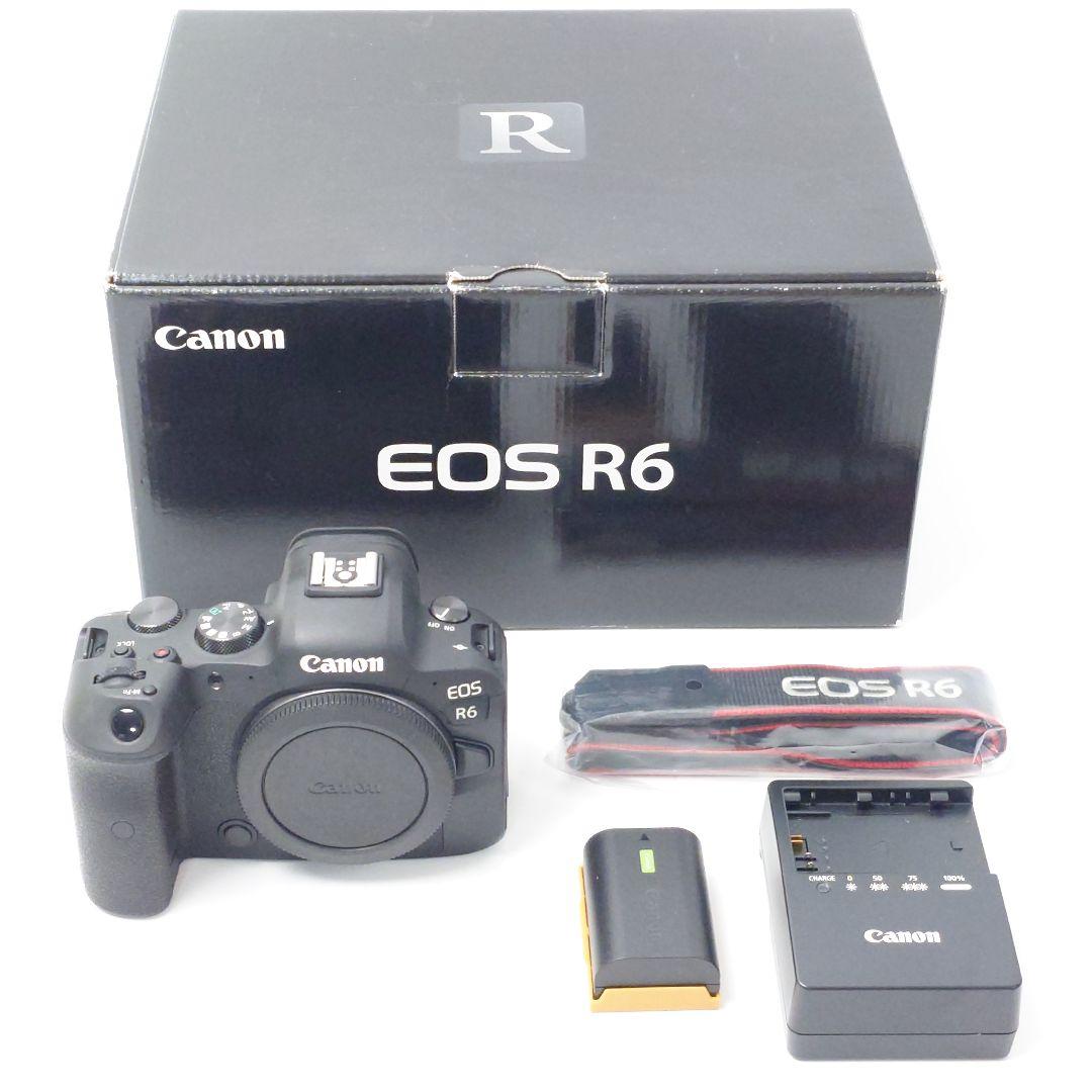 【極美品】Canon EOS R6 ボディ　シャッター数10,004回！
