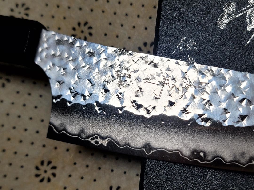 優黒崎　文化　sg2 文化170mm 黒檀柄