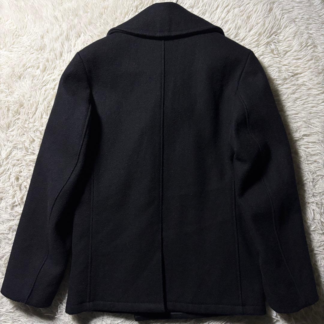 極美品■schott ピーコート　753US ネイビー USA製