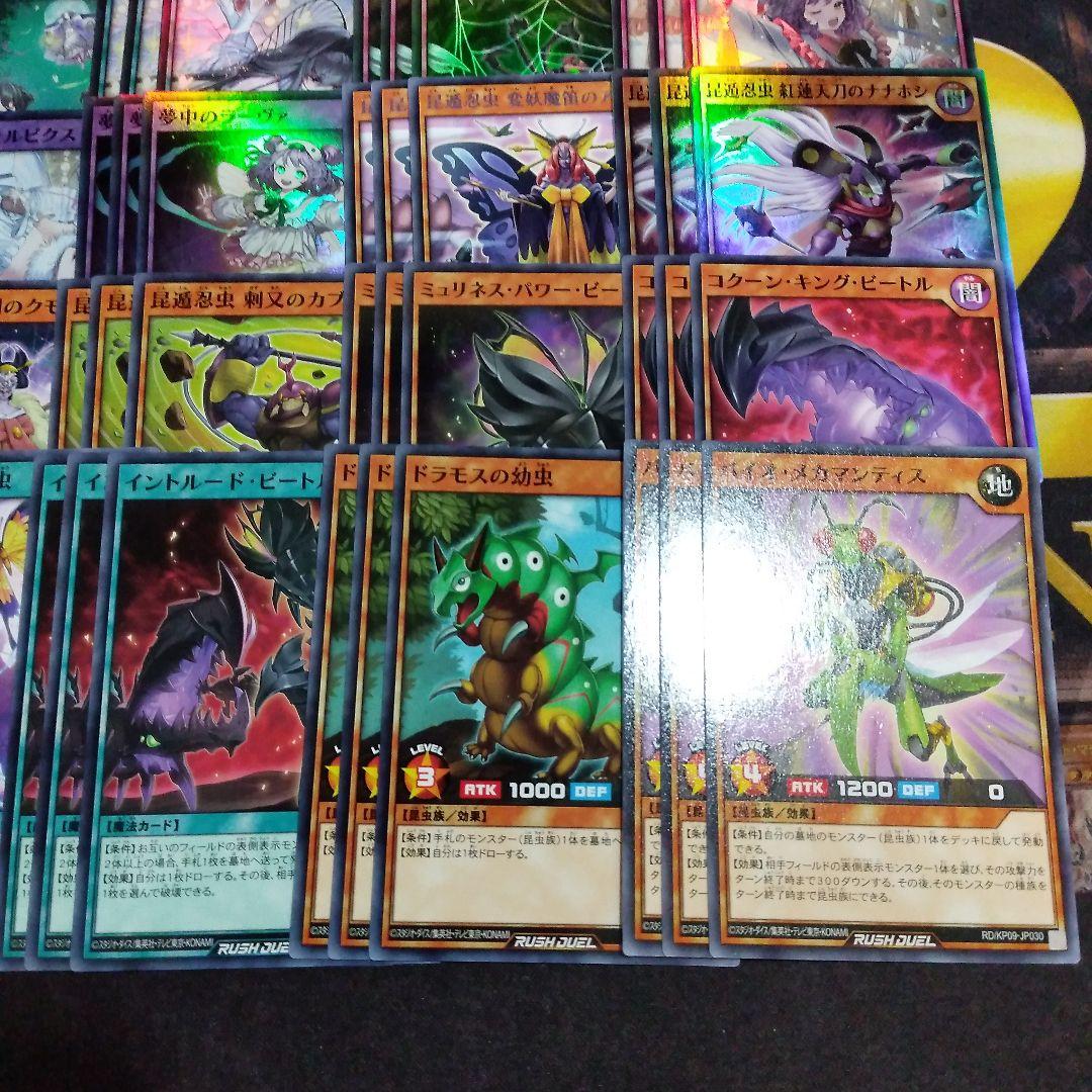 夢中・昆虫族 デッキ 初めての 遊戯王 ラッシュデュエル