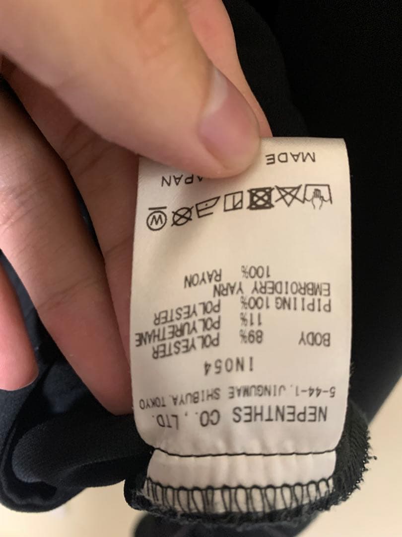 Needles カウボーイセットアップ 21SS ブラック