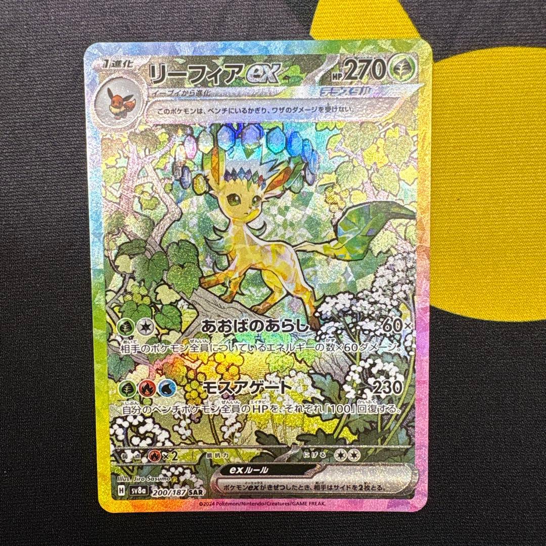 陸*海様 リーフィアex イーブイex ブースター