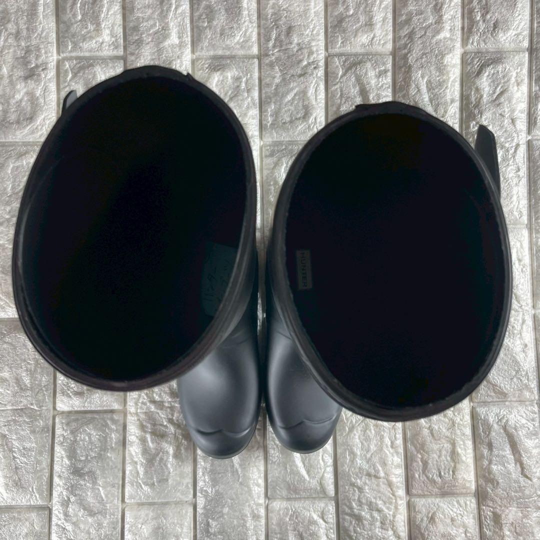 新品/EU37 HUNTER ハンター レインブーツ オリジナルツアー 長靴 黒