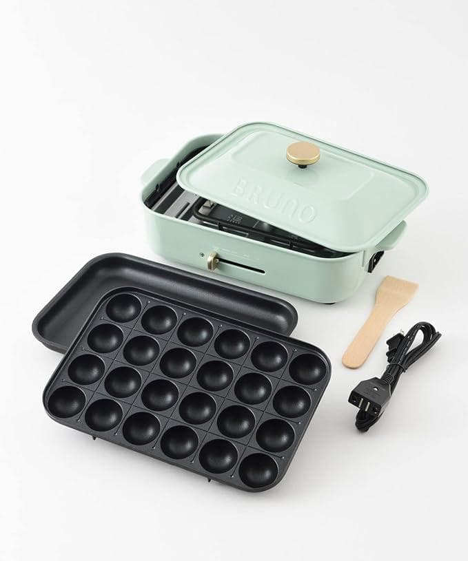 BRUNO コンパクトホットプレート グリーン BOE021-SPKGR