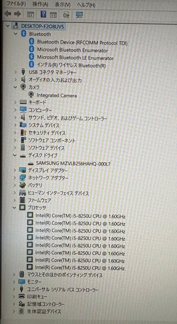 Windowsノート本体 Lenovo ThinkPad X280