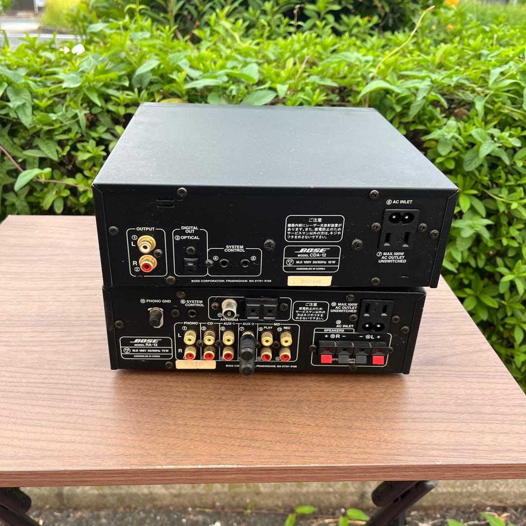 BOSE CDA-12 RA-12 アンプCDプレーヤー(ジャンク扱)