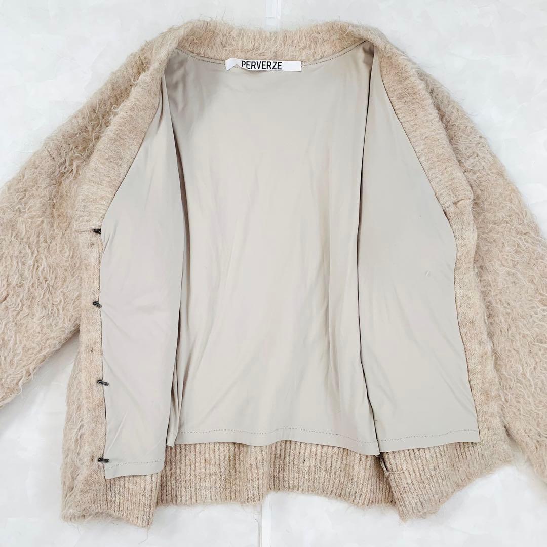 perverze パーバーズ モヘアカーディガン
