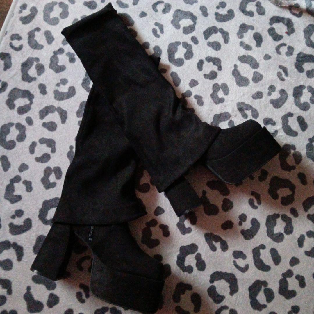 EMODA♡ルーズフレアカバーフィットブーツ 新品未使用