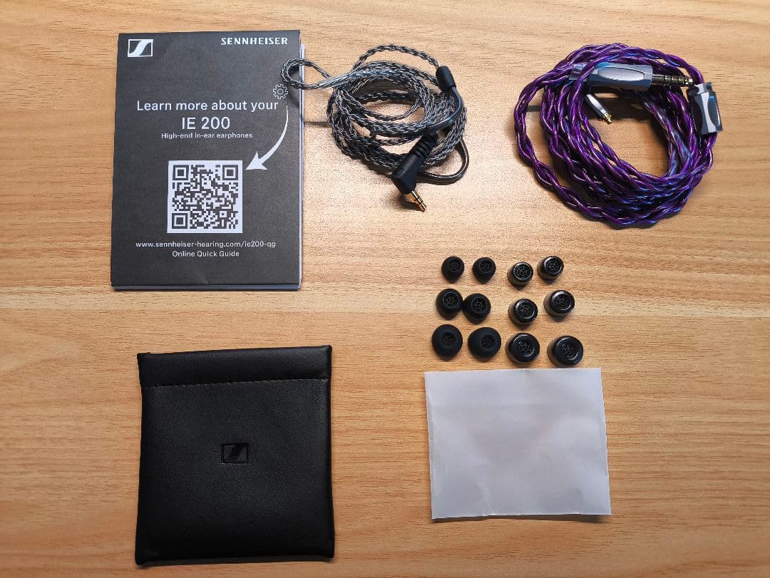 【美品】Sennheiser IE 200 有線イヤホン 4.4mmケーブル付