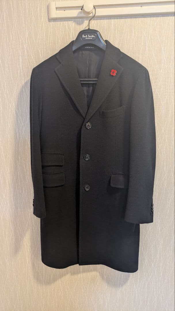 ✨名門タリアトーレ ビジネススーツ 黒 シングルブレスト‼️