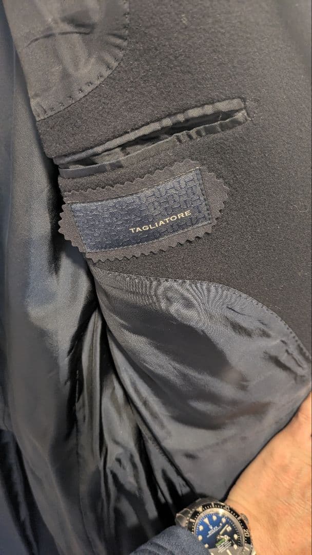 ✨名門タリアトーレ ビジネススーツ 黒 シングルブレスト‼️