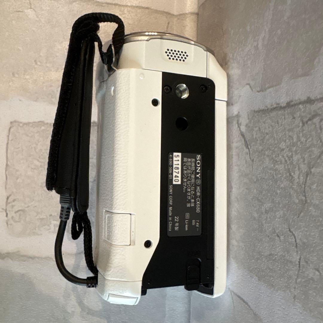 SONY HDR-CX680 ホワイト　訳アリ美品