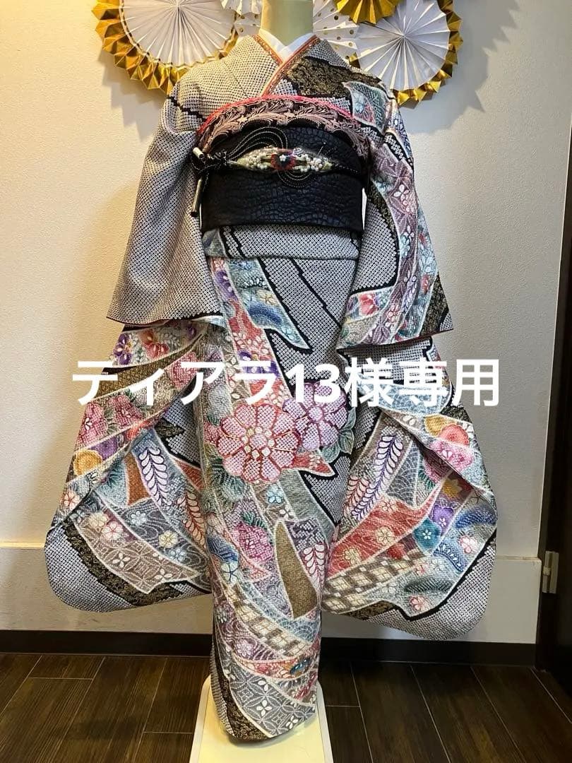 ティアラ振袖絞りフルセット