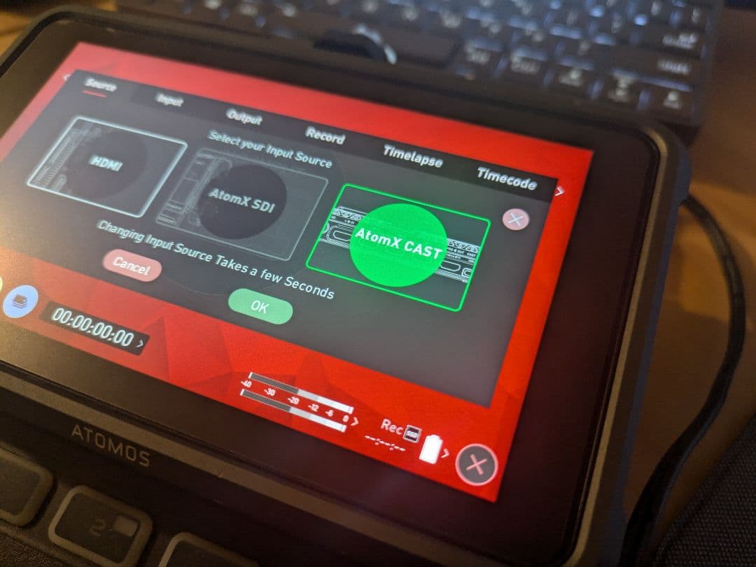 AtomX CAST スイッチャー atomos ninja v atem