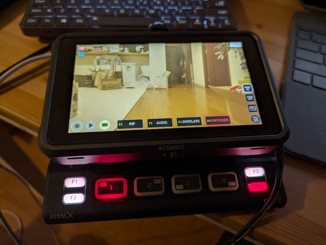 AtomX CAST スイッチャー atomos ninja v atem