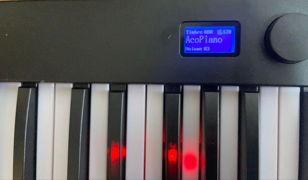 【美品】CARINA ZE0088 折りたたみ式 電子ピアノ 88鍵 ホワイト