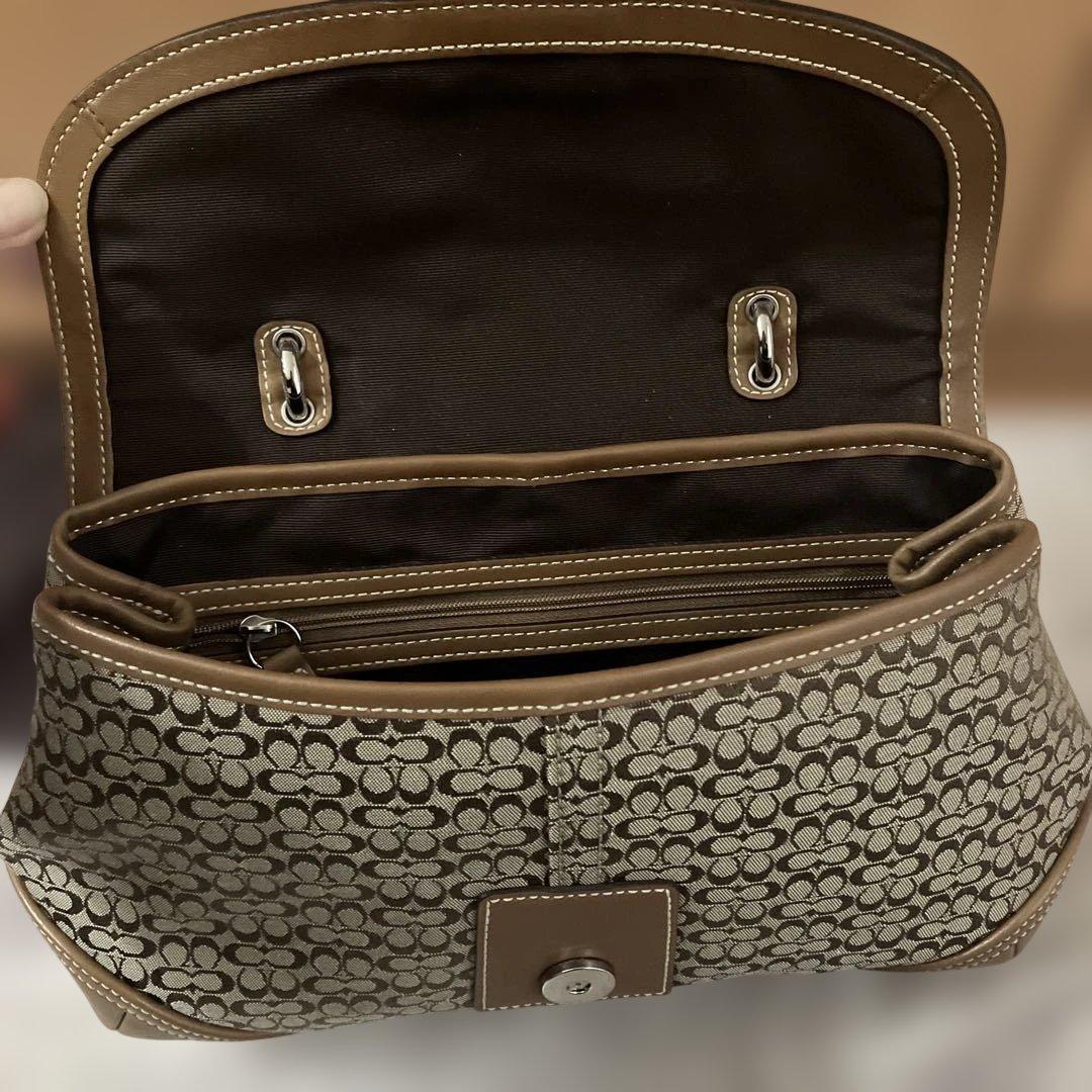 COACH ミニシグネチャー　ハンドバッグ